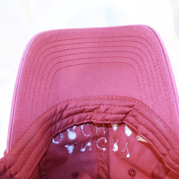 Angry Orchard Hard Cider Distressed Red Embroidered Strapback Adjustable Hat Cap - Picture 8 of 8